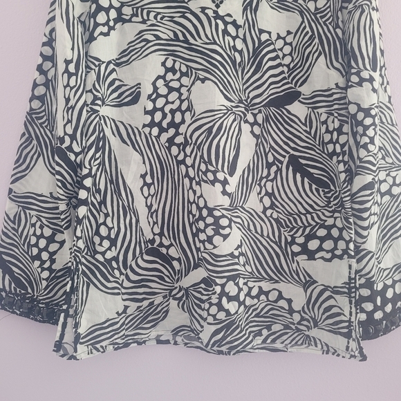 Robert Graham Valentina Tunic black and white print Size Small - Picture 6 of 14